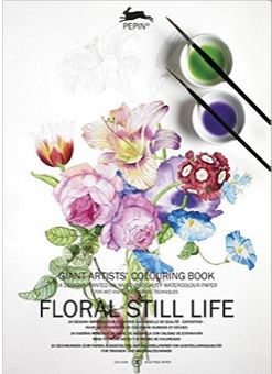 PEP COLOURING BOOK XL FLORAL STILL LIFE