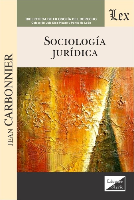 SOCIOLOGIA JURIDICA (Jean Carbonnier)