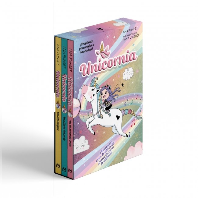UNICORNIA - ESTUCHE ESPECIAL UNICORNIA: LIBROS 1 AL 3