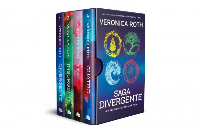 DIVERGENTE (ESTUCHE CON: DIVERGENTE | INSURGENTE | LEAL | CUATRO)