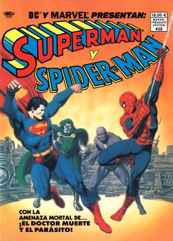 SUPERMAN Y SPIDERMAN. DC-MARVEL TREASURY EDITION.