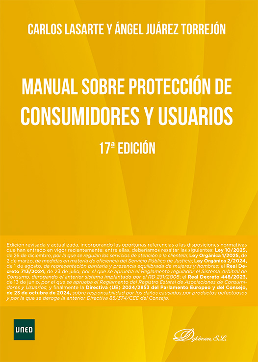 MANUAL SOBRE PROTECCIÓN DE CONSUMIDORES Y USUARIOS 17 ED.
