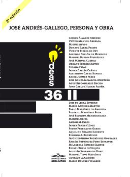 JOSÉ ANDRÉS-GALLEGO, PERSONA Y OBRA TOMO 2