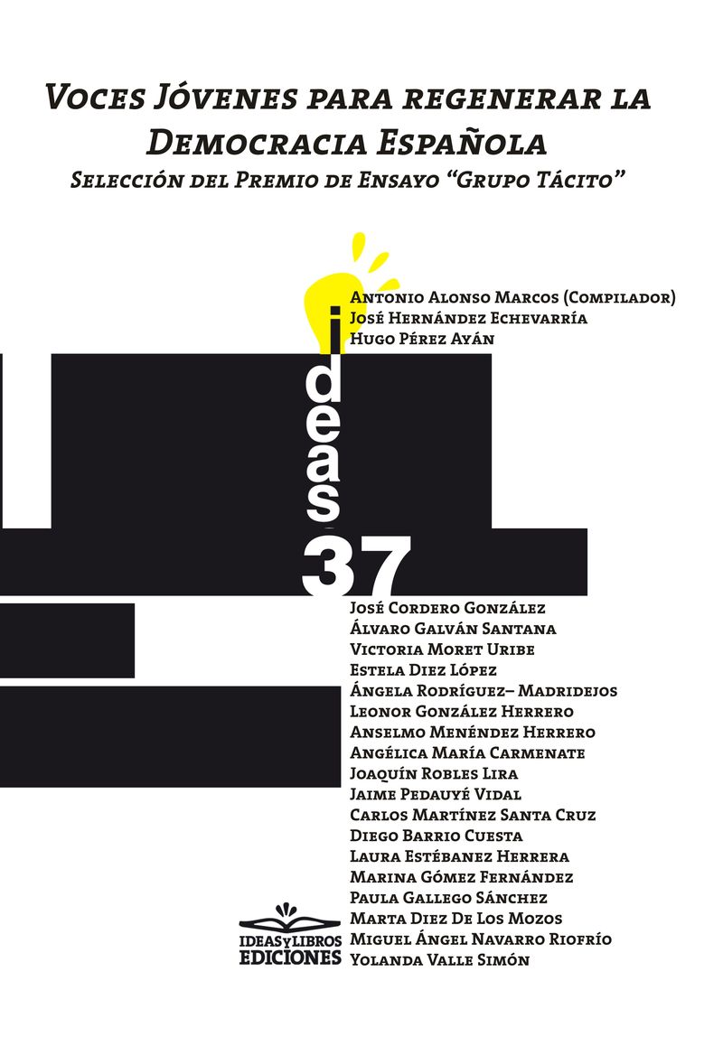 VOCES JÓVENES PARA REGENERAR LA DEMOCRACIA ESPAÑOLA