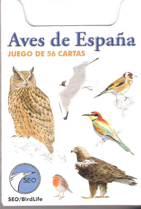 AVES DE ESPAÑA JUEGO 56 CARTAS/BIRDS OF SPAIN SET OF 56 CARDS